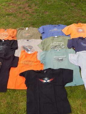 Harley Davidson Lot of 13 T Shirts All Different Dealers 3XL XXXL LOT B